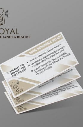 Royal-Karhandla-Resort-kbusiness-card-1 Business card design